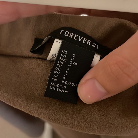 Forever 21 Suede Skater Skirt - Picture 3 of 3